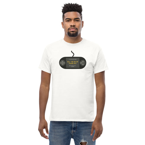 "Will You Be My Player 2" Geeky Valentine's Tee